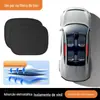 Película eletrostática de borracha preta para carro, adsorção, para-sol, proteção solar, isolamento térmico, para-sol, cortina para janela lateral, para-brisa lateral, para-sol de carro