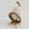 Gorro Infantil, Bufanda, Gorro Todo en Uno, Gorro de Felpa con Protección para Orejas de Invierno, Mascarilla Gruesa y Cálida Linda para Bebé, Gorro de Protección Facial