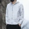 Roupa de Proteção Solar Respirável para Primavera e Outono, Gola Alta Lisa, Jaqueta Esportiva Moderna, Absorvente de Suor, Secagem Rápida, Casual, Tendência, Proteção Solar