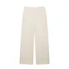Ropa Europea y Americana Transfronteriza para Mujer AliExpress Venta Caliente Tejido Mixto con Cinturón Chaqueta Safari + Traje de Pantalones de Pierna Ancha