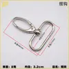 Accesorios para Bolsas Gancho para Llaves Hebilla Gancho Hebilla de Aleación de Zinc Gancho Giratorio para Bolsas Gancho para Correa Gancho Giratorio Boca de Pez Gancho para Perro