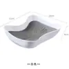 Caixa de sabonete com drenagem para banheiro de casa, porta-sabonete grande criativo com tampa, caixa de sabonete plástica simples de camada dupla