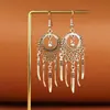 Pendientes de Pavo Real para Minorías Étnicas, Regalos Retro de Plata Miao Estilo Étnico, Accesorios de Pendientes Vintage de Imitación Plata