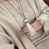 Novo chinês retro frisado borboleta design lã corrente verão clavícula corrente jóias colar feminino simples high-end senso moderno