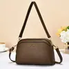 Bolsa Pequena Formato de Concha Versão Coreana 2025 Tendência Feminina Portátil Clutch Porta-Moedas Ombro Cruzado Bolsa Feminina Dropshipping