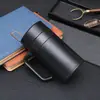 Copo Térmico de Grande Capacidade para Homens, Copo de Aço Inoxidável com Separação de Chá e Água, Copo de Chá para Escritório, Presente Corporativo com Impressão, Venda por Atacado