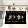 Alfombrilla para Cafetera Transfronteriza Alfombrilla de Drenaje para Cocina Mostrador de Bar Suave Diatomeas Absorbente Posavasos Alfombrilla para Secar Vajilla Secado Rápido