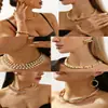 Juego de Collares Gargantilla Corta Versátiles de Perlas Artificiales para Bodas Transfronterizas, Juego de Collares Gargantilla Exagerados y Elegantes, Exquisitos Accesorios de Banquete