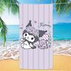 Nueva Toalla de Playa Estampada de Venta Caliente Transfronteriza Stitch Kuromi Toalla de Playa Toalla de Dibujos Animados para Niños Venta al por Mayor Paño de Toalla