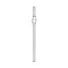 Pajita de Vidrio con Forma de Oso Resistente al Calor Alto Boro Silicato Forma Creativa Multicolor Opcional 8mm Juego Combinado Listo para Regalo Stock