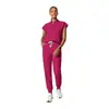 Uniformes de quirófano personalizados unisex para salones de belleza y laboratorios, ropa de trabajo transfronteriza con logo bordado, uniformes de quirófano