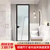 Quarto cozinha varanda com porta de correr muito estreita liga de magnésio titânio banheiro porta única porta de vidro fabricantes atacado personalizado