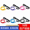 Directo del fabricante: Banda de resistencia TPE con mango único, dispositivo multifuncional para estirar la espalda, entrenador de fuerza para yoga y fitness