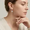 Promoção Quente da Amazon Novos Brincos de Moissanita Gancho de Orelha Girassol Moda Versátil Brincos Femininos Tarraxas Joias para Orelha