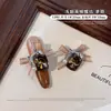 Decoración para Uñas con Lentejuelas, Moño Doble Capa, Huevo de Paloma, Bola de Pedrería, Pajarita de Organza de Alta Gama, Producto Terminado con Bola de Pedrería de Lujo Ligero