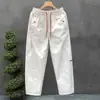Pantalones casuales de secado rápido para hombre para exteriores, pantalones rectos de verano, pantalones nuevos para hombre 2026, pantalones deportivos ligeros con bloques de color arrugados