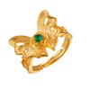 Anillo Abierto de Mariposa Hueca de Moda y Exquisito, Anillo de Insecto Tridimensional de Alta Gama Vintage, Anillo Ajustable para el Dedo Índice