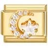 Amuletos Transfronterizos304 Acero Inoxidable Módulo Circonita Estrella de Mar Murciélago Mariposa Perla Pulsera Niñas Cuentas Suministro