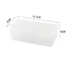 Caja de Almacenamiento para Lápices Gran Capacidad Transparente Caja de Almacenamiento para Papelería Portalápices Mina de Color Niños Pintura Crayón Caja de Almacenamiento de Escritorio