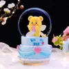 Bola de Cristal Musical con Nieve y Luz Estilo Ins Soñador Nube Flotante Canción de Amor, Exquisito Regalo para Niñas, Dropshipping