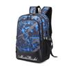 Nova Mochila Masculina Tecido Oxford Casual Estampada Portátil Recarregável por USB Externo Mochila Estudante