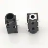Soquete de fone de ouvido de 3,5 mm PJ-327C com peça traseira de metal, soquete de áudio e vídeo de três seções e canal duplo