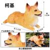 Simulación Mini Gato Perro Modelo de Animal Pequeño Juguete Corgi Perro Chai Pelo Dorado Marioneta Gato Gato sin Pelo Husky Mascota Linda