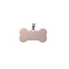 Aço Titânio Placa Militar Tag de Cachorro Colar Pingente de Aço Inoxidável Etiqueta para Roupas Logo Personalizado Gravação Grátis Atacado Banhado a Ouro