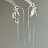 [El Señor del Misterio] Pendientes Franceses Retro Magníficos con Borlas, Estilo Palacio Largos Exquisitos y Versátiles Pendientes de Gama Alta