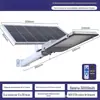 Luzes de Rua Solares, Luzes Solares, Luzes de Jardim Externas, Iluminação Solar, Luminárias de Parede, Luzes Solares com Sensor de Movimento Humano