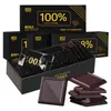 Snacks Diarios de Chocolate Negro Puro, Mantequilla de Cacao 100% Pura, Dulces de Chocolate Rusos sin Azúcar al por Mayor