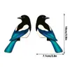 Adesivos de Canto de Pássaro e Pombo de Madeira Transfronteiriços Mz1051-1080 para Portas e Janelas de Casa, Adesivos de Parede Decorativos de Animais