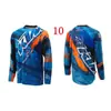 Ropa para Carreras Todoterreno Transfronterizas, Tallas Europeas y Americanas, Camiseta de Manga Larga Versátil y Elegante, que Absorbe el Sudor, Transpirable, Cómoda, Ropa de Descenso Hecha a Medida
