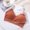 Algodón Modal Seda Hermosa Espalda Ropa Interior para Mujer sin Aro de Acero Sentido del Diseño Nicho Tirante Estilo Coreano Estilo Japonés Envoltura de Pecho para Chica