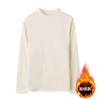 Camiseta de Manga Larga para Hombre con Cuello Redondo, Forro de Felpa Grueso, Terciopelo de Doble Cara, Versátil como Prenda Base, Ropa para Hombre, Otoño e Invierno 2025