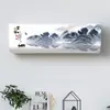 Funda antipolvo para aire acondicionado de pared al por mayor, universal para Gree y Midea, cubierta completa elástica para unidades de pared de dormitorio