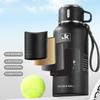 Jiekang Hervidor Deportivo de Vacío Totalmente de Acero, Portátil para Exteriores, para Coche, Montañismo, Viajes, Ciclismo, con Asa