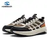 Zapatos de Senderismo de Primavera y Otoño de Punta Ancha HOBIBEAR para Hombre, Zapatos Deportivos Casuales Transpirables de Tela y Cuero Sintético con Suelas de Goma para Montañismo