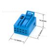 1-929171-1 Conector Plug do Chicote Elétrico Automotivo 10 Furos Teto Solar Retrovisor Lanterna Traseira Carcaça de Plástico Atacado