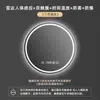Espejo Redondo Inteligente para Baño Montado en la Pared Espejo de Maquillaje Iluminado con LED con Luces Espejo de Tocador Montado en la Pared