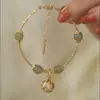 Diseño de corte Pulsera de campana de jade Hetian para mujer personalidad de alta calidad regalo año nuevo Hanfu para mujer lujo ligero ninguno