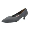 1507 Zapatos de Princesa Tejidos para Mujer de Punta Fina y Tacón Bajo Kitten, Suela Suave, Tacón Medio-Alto Planos para Mujer, Cómodos y Modernos, Elegantes