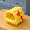 Venta Directa del Fabricante de Nidos para Hámster Transfronterizo Oso Dorado Nido Transpirable Suministros de Invierno para Hámster Venta al Por Mayor Nido para Mascotas Pequeñas