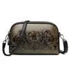 Moda Retro Bolso Pequeño para Madre de Mediana Edad y Mayor Bolso Casual para Mujer Combinación Perfecta Estilo Étnico Chino Elegante Exterior Bolso de Hombro Único Cruzado