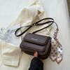 All-match Ins Crossbody Bag Feminino 2024 Outono e Inverno Nova Moda Pequena Bolsa Quadrada Bolsa de Ombro Estilo Ocidental de Alta Qualidade