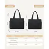 Bolsa de Trabalho Grande Feminina de Penas Leve Bolsa Tote de Viagem com Zíper Bolsa Tote Leve Fofa