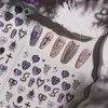 Adesivos de Unhas Artísticas Laser Prata Cyansea Estilo Gótico Adesivos de Unhas Lavanda Adesivos de Unhas Cor Dopamina