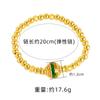 Pulsera collar Qianli Jiangshan de esmalte oro arena estilo antiguo para mujer, estilo nacional, temperamento retro, joyería de lujo ligero, accesorios al por mayor