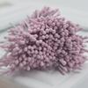 2400 malla de seda mate material de flor flor hecha a mano núcleo de flor estilo coreano núcleo de flor de cinta capullo de flor de fondant multicolor