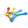 Bonito cartoon não- slip de madeira cabide de roupas do bebê cabide de roupas cabide de roupas rack calças rack crianças calças penduradas 51g